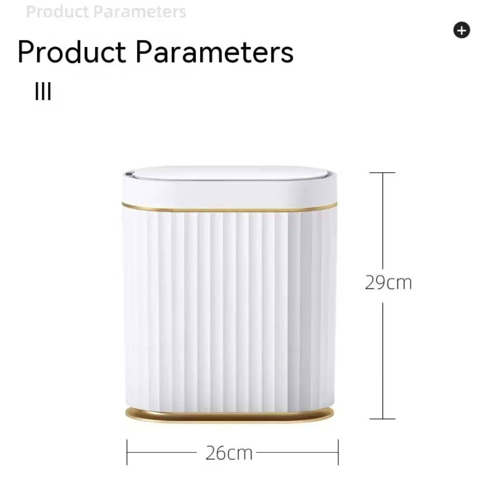 7L Trash Bin Can Narrow Smart Sensor Kitchen Food Waste Recycle Toilet Wastebasket Garbage Storage Bucket Bathroom Accessories