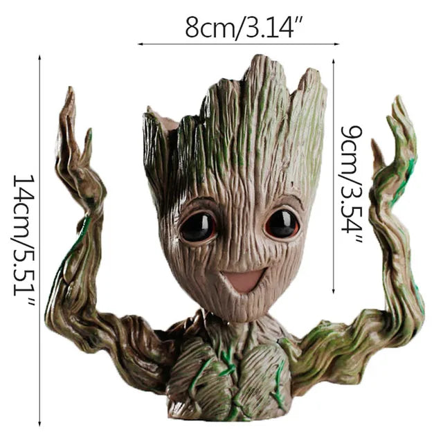 Home Decoration Crafts Miniature Model Office Desktop Display Cartoon Groot Figurines Handicrafts Decor Tree Man Ornament 5CM