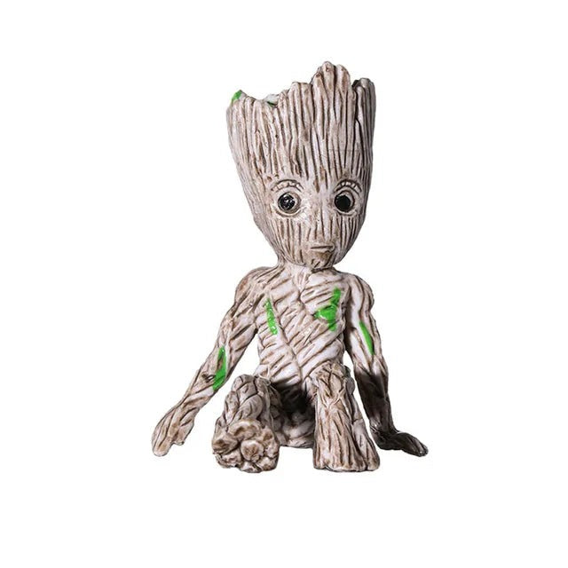 Home Decoration Crafts Miniature Model Office Desktop Display Cartoon Groot Figurines Handicrafts Decor Tree Man Ornament 5CM