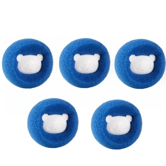 1/5/10PCS Laundry Ball Kit Reusable Washing Machine Hair Remover Ball Cleaning Lint Fuzz Pet Hairs Clothes Household Product