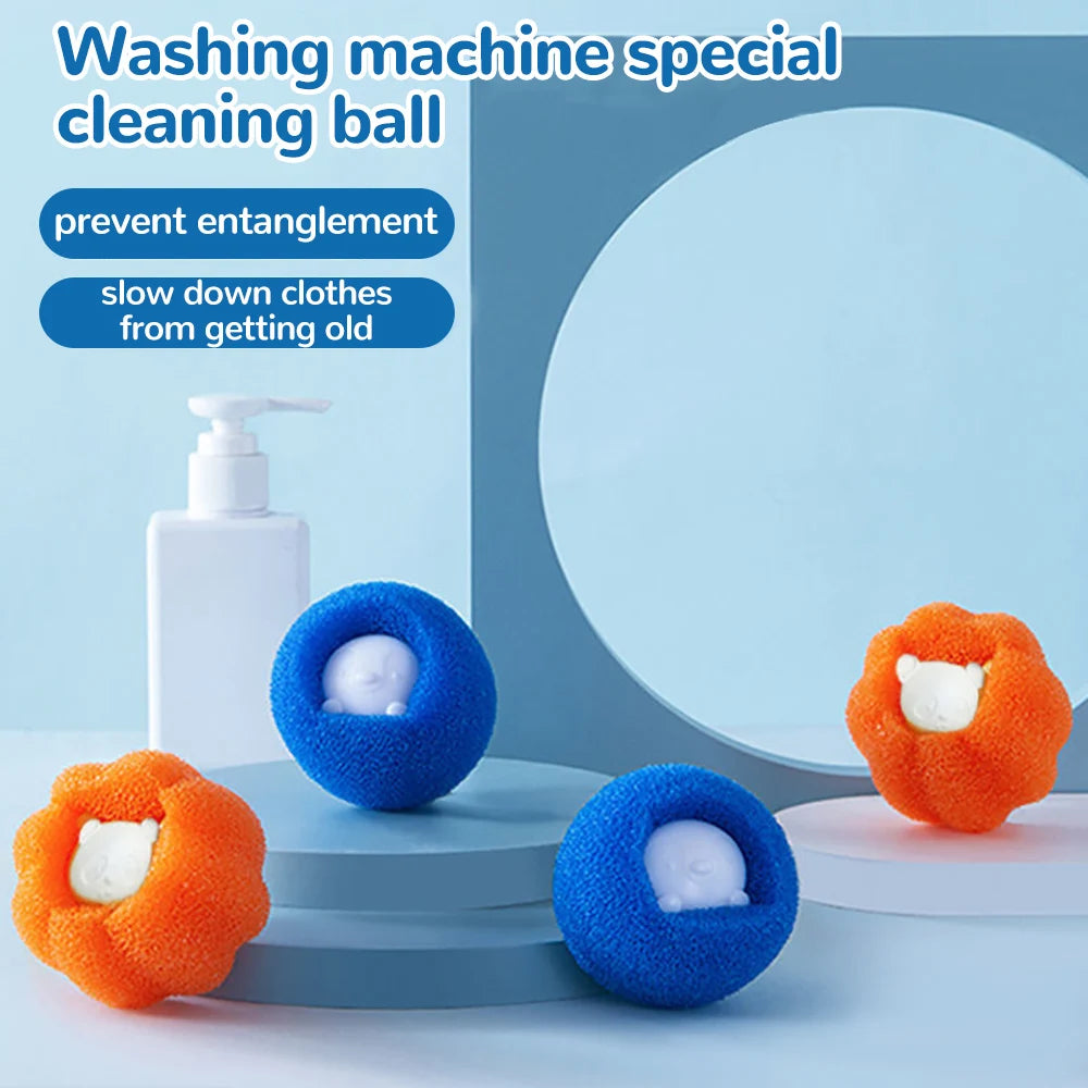 1/5/10PCS Laundry Ball Kit Reusable Washing Machine Hair Remover Ball Cleaning Lint Fuzz Pet Hairs Clothes Household Product