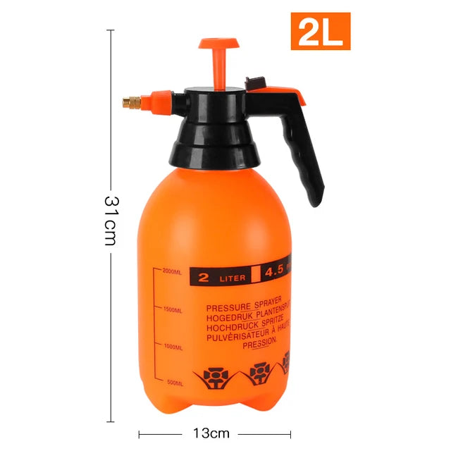 1-Piece Hand Pressure Water Sprayer Trigger Air Pump Garden Disinfection Sprayers Spray Bottle Car Cleaning Sprayer Watering Can