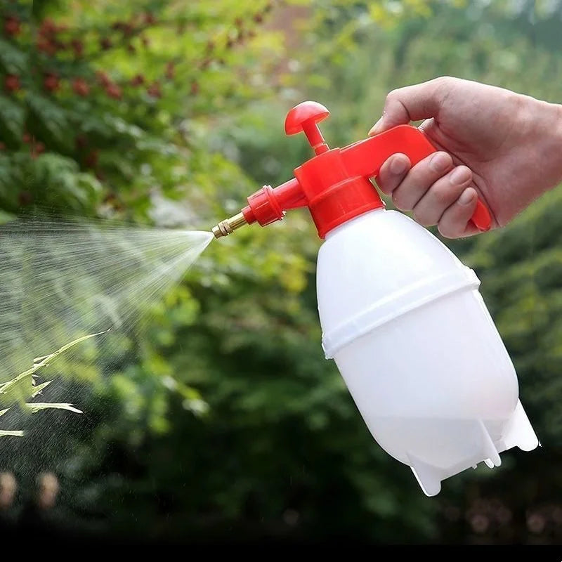 Rociador de agua a presión de la mano, bomba de aire con gatillo, pulverizadores de desinfección para jardín, botella pulverizadora, rociador de limpieza para coche, regadera, 1 pieza