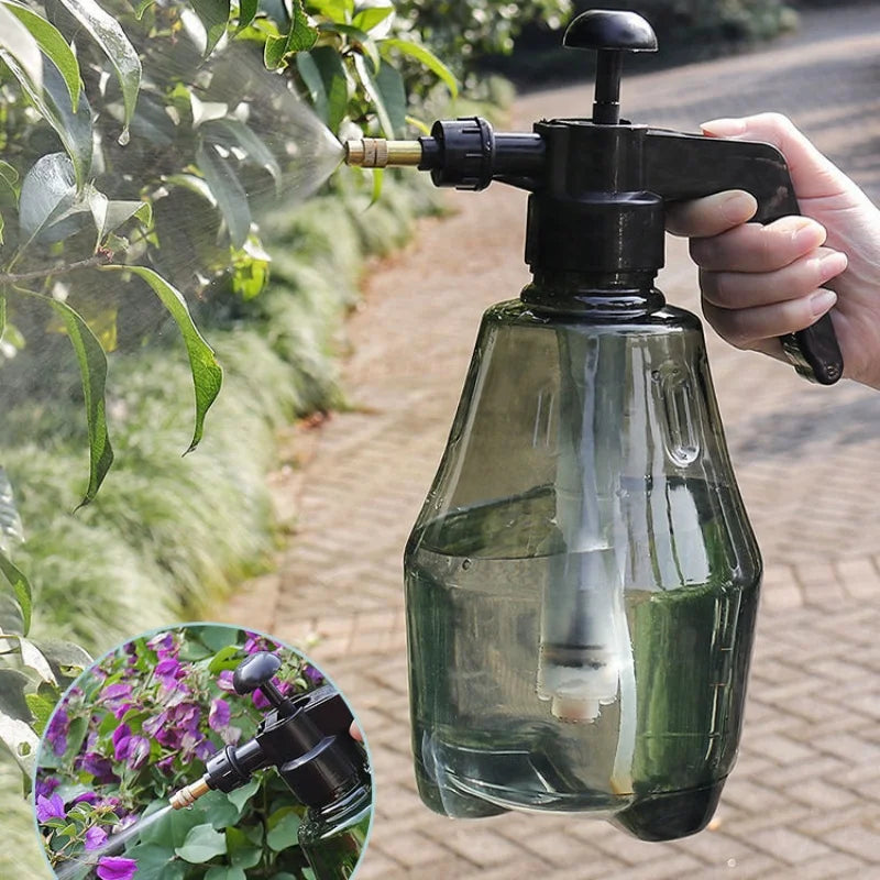 Rociador de agua a presión de la mano, bomba de aire con gatillo, pulverizadores de desinfección para jardín, botella pulverizadora, rociador de limpieza para coche, regadera, 1 pieza