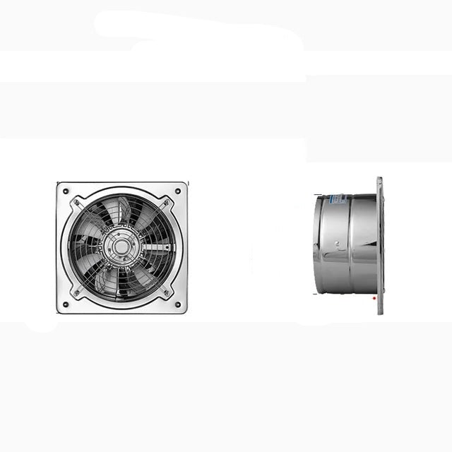 6''7''8'' ventilateur de cuisine en acier inoxydable fumée d'échappement ventilateur d'échappement domestique ventilateur d'échappement ventilateur mural