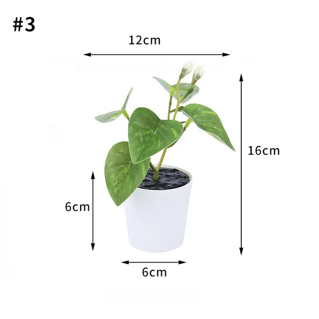 Plantes artificielles en plastique bonsaï petit arbre Simulation Pot ornements de Table en Pot Arrangement de jardin de fleurs décor de Table à la maison 