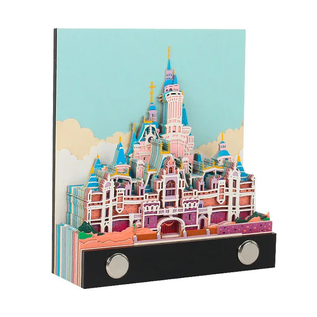 Nouveauté calendrier 3D ornement Note papier cadeau d'anniversaire Miniatures Jotter bureaux décor maison objet décoratif bloc-notes Figurines