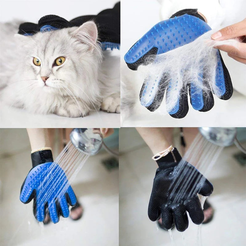 NONOR-guante para perros y gatos, limpieza y aseo, peines para mascotas, depilación, guantes para cepillo de baño para perros, limpieza efectiva del pelo de baño