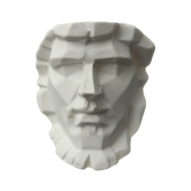 Nordic Style Miniature Plaster Bust Statue Greek Mythology Figurine Famous Sculpture Desktop Ornament Home Decor Drawing Practic