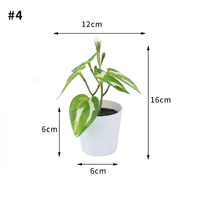 Plantes artificielles en plastique bonsaï petit arbre Simulation Pot ornements de Table en Pot Arrangement de jardin de fleurs décor de Table à la maison 