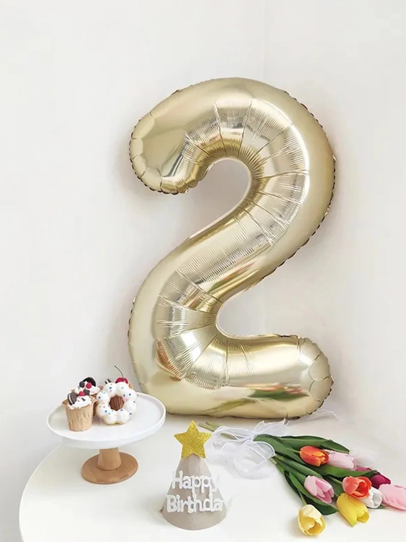 1pc 40inch Platinum Colour Number Balloons Figure Helium Balloon Digit Globos Birthday Party Decorations Baby Shower