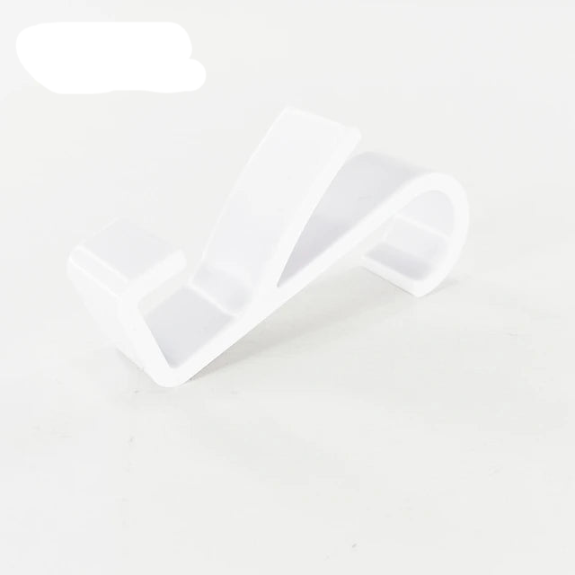 2/6pcs White Hanger for Heated Towel Radiator Rail Bath Hook Holder Clothes Hanger Plegable Scarf Hanger Drying Space Towel Rack