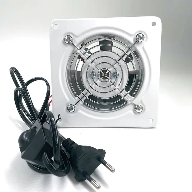 220V 110V 4 Inch Metal Duct Exhaust Fan Mini Bathroom Toilet Air Ventilation Wall Fan