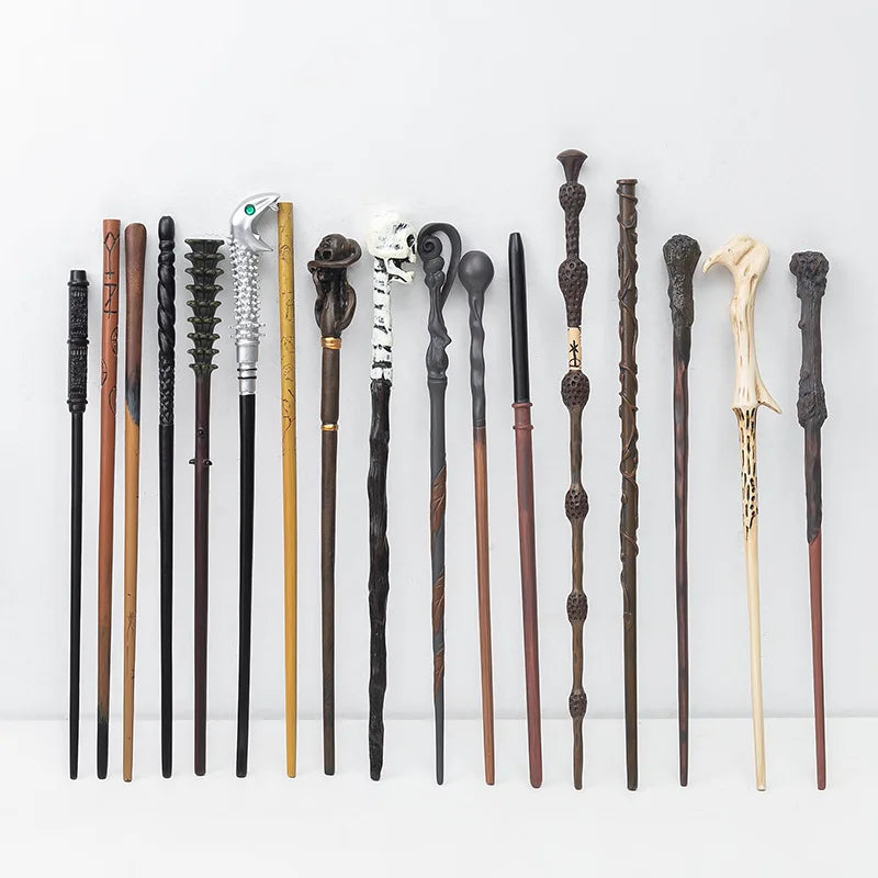 25 enchanting Cosplay Potter Magic Wands - Metal-Iron Core Toy and Prop Wands