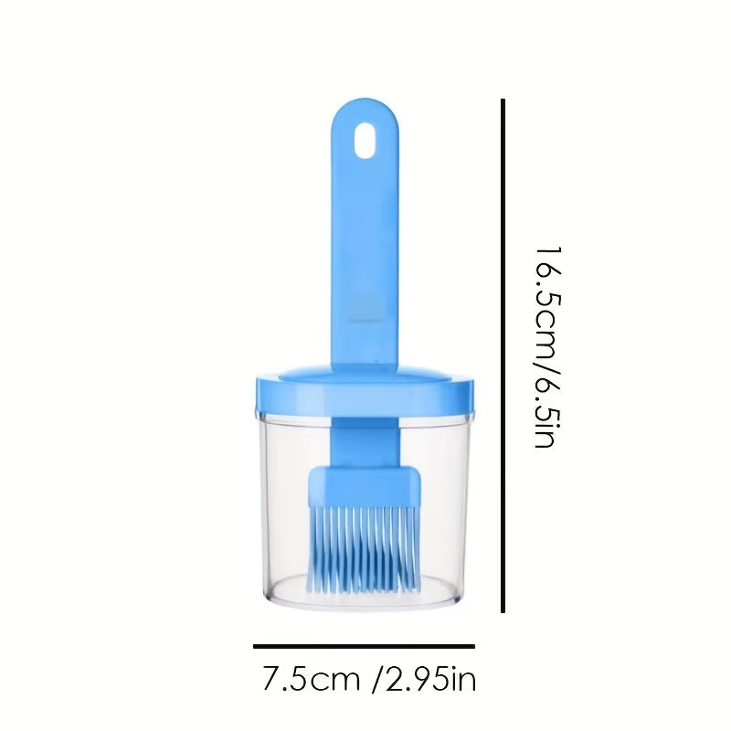 1Pc Integrated Barbecue Brush Japanese Oil Brush High-Temperature Resistance Cooking Kitchen Pancake Home Baking Brush