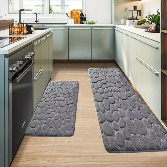 Tapis de cuisine doux, antidérapant, absorbant l'eau, tapis de sol pour chambre à coucher, décoration de la maison