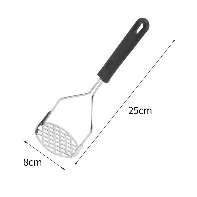 Stainless Steel Potato Masher Ricer Manual Potatoes Crusher Fruit Vegetable Pressure Mud Potato Press Tools Kitchen Gadgets