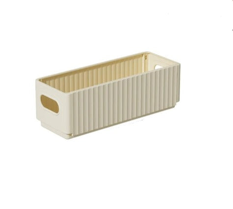 WORTHBUY – boîte de rangement multifonctionnelle en plastique pour cuisine, boîte de rangement pour armoire murale sans poinçon pour accessoires de cuisine