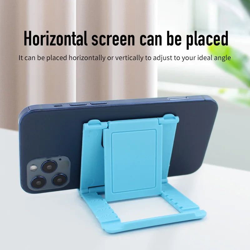 Kitchen Gadgets Mini Foldable Portable Phone Tablet Holder for Kitchen Removable Shelf Storage Rack Stand Decoration Accessories