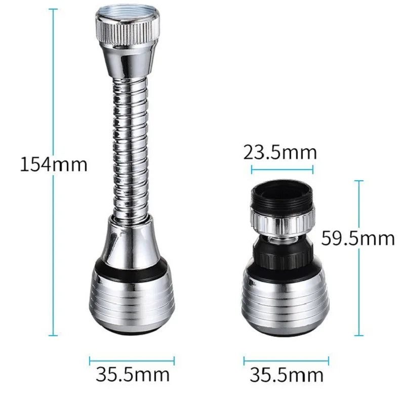 Extensor de grifo de cocina con ajuste de 360°, modo Dual, ahorro de agua, extensor de grifo presurizado, pulverizador de filtro, dispositivo de cocina y baño