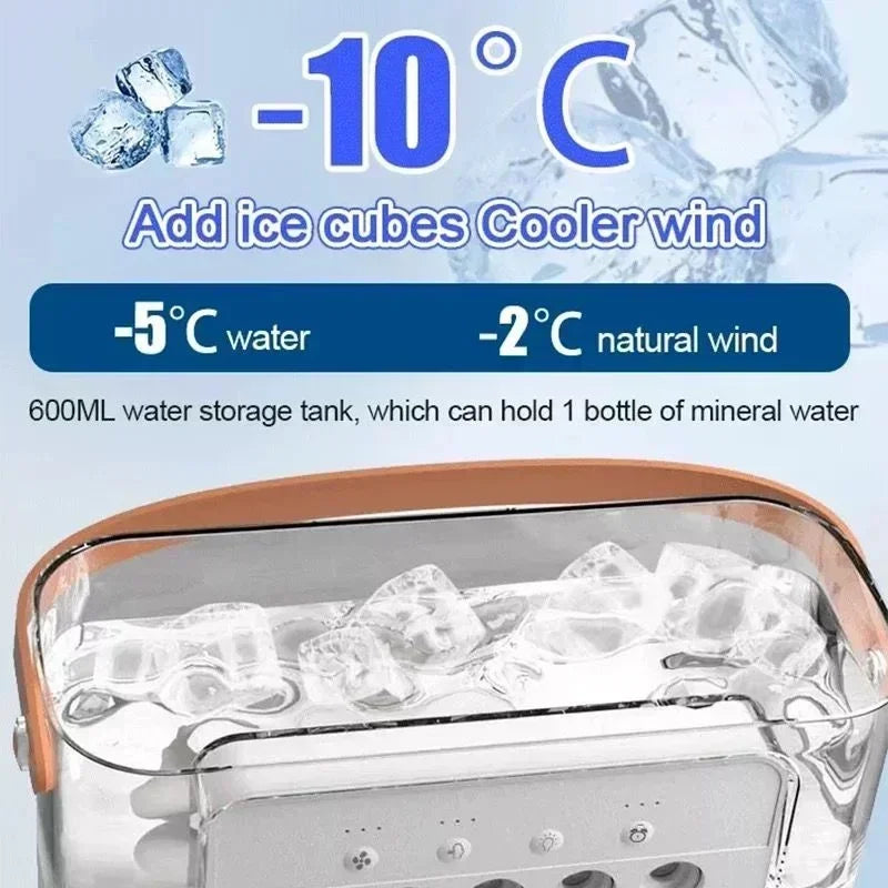 Humidificateur Portable, ventilateur de climatiseur domestique, refroidisseur de brouillard d'eau, réglage de l'air Portable pour le bureau, ventilateur à 3 vitesses