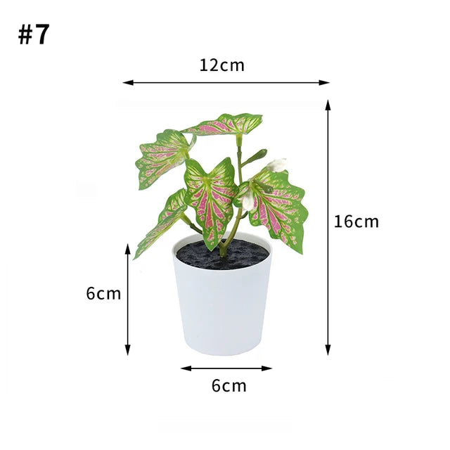 Plantes artificielles en plastique bonsaï petit arbre Simulation Pot ornements de Table en Pot Arrangement de jardin de fleurs décor de Table à la maison 