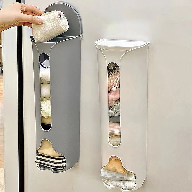 Home Wall Mounted Underwear Organizer Closet Underwear Sock Organizer Kitchen Garbage Bag Organizer Storage Box