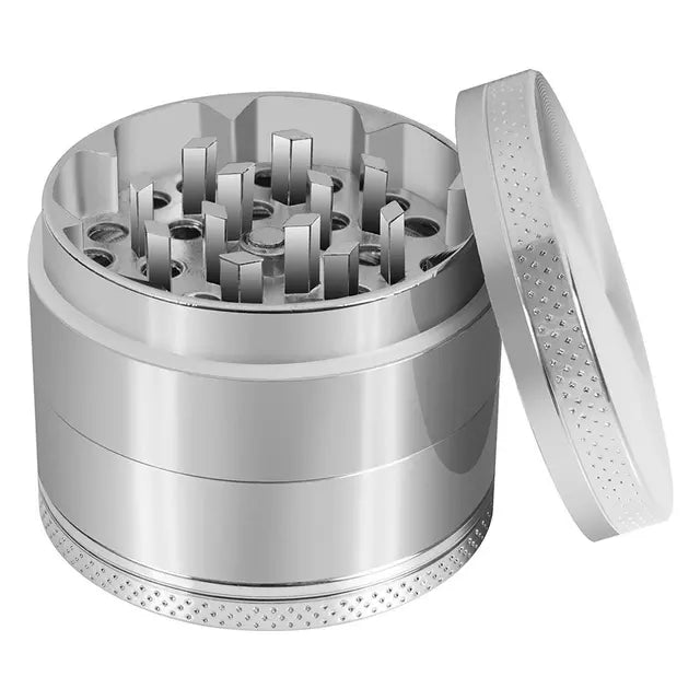 40mm Herb Metal Grinder 4-layer Iridescent Grinder Spice Miller Crusher Zinc Alloy Smoke Accessories Nano Paint Surface