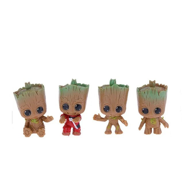 Home Decoration Crafts Miniature Model Office Desktop Display Cartoon Groot Figurines Handicrafts Decor Tree Man Ornament 5CM