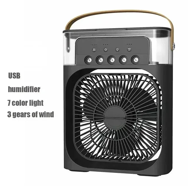 Humidificateur Portable, ventilateur de climatiseur domestique, refroidisseur de brouillard d'eau, réglage de l'air Portable pour le bureau, ventilateur à 3 vitesses