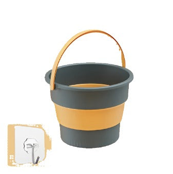 5/10/17L Portable Folding Bucket  Multifunctional Thickened Silicone Bucket for Car Washing and Fishing  Camping Folding Bucket