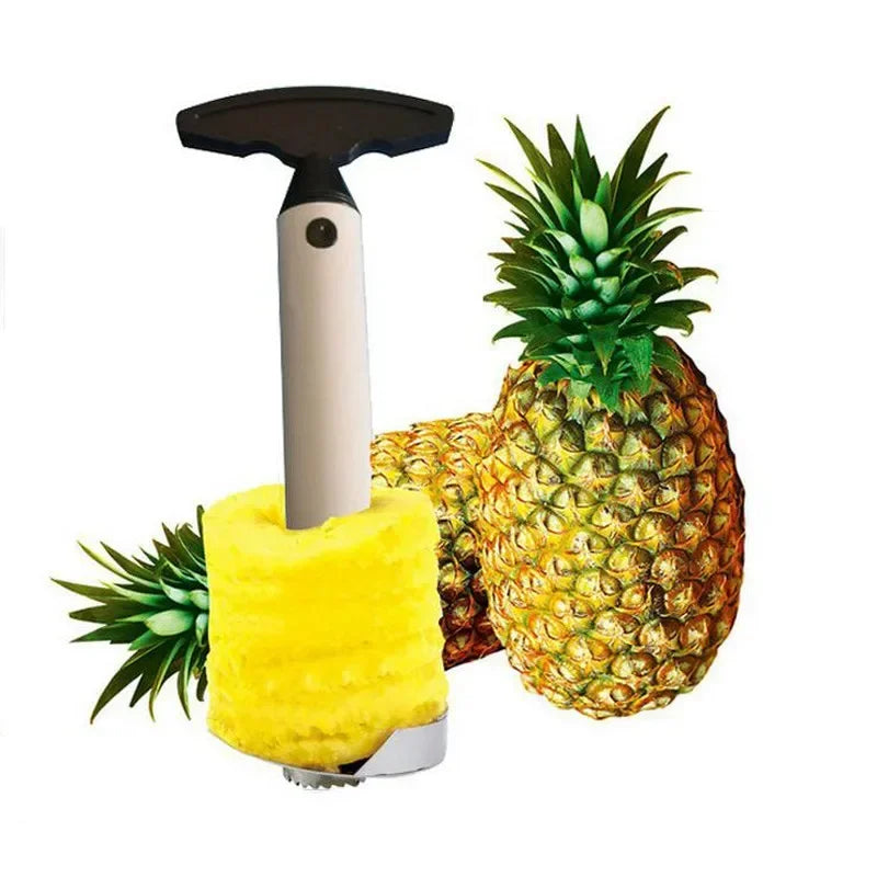 Trancheuse d'ananas en ABS, dispositif d'épluchage d'ananas, couteau à fruits, coupe-carottier, outils pour légumes, accessoires de salle à manger, 1 pièce