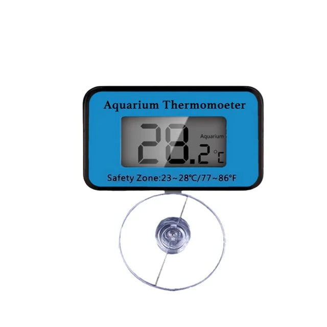 Thermomètre numérique d'aquarium LCD avec sonde ventouse mesure de thermomètre électronique d'eau de réservoir de poisson