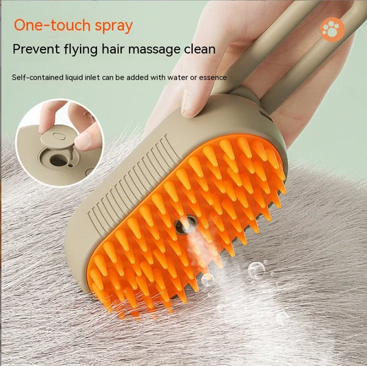 Peigne de pulvérisation électrique pour animaux de compagnie, pour chats et chiens, peigne d'épilation à une touche, brosse de Massage Anti-vol, Massage propre, nouveau