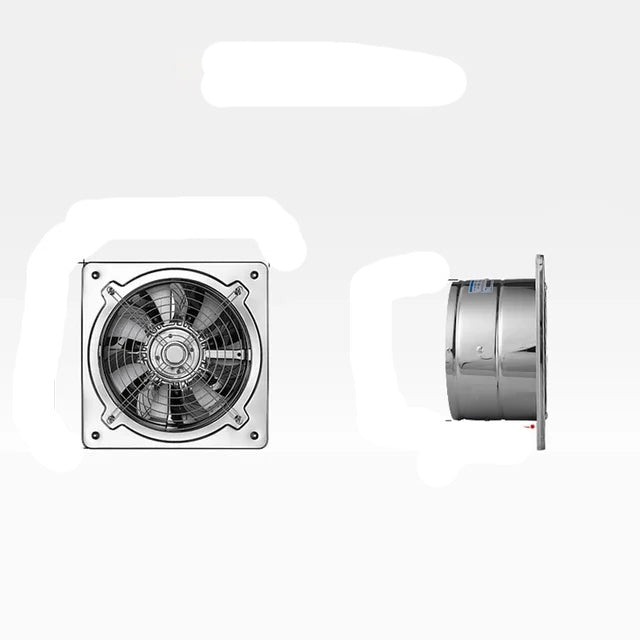 6''7''8'' Stainless Steel Kitchen Ventilator Exhaust Fume Household Exhaust Fan Exhaust Fan Wall Ventilator