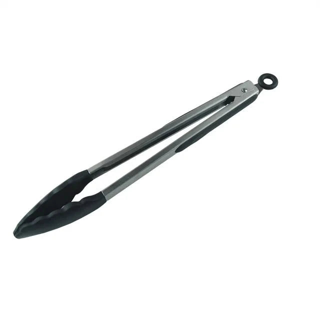 7/9/12inch Silicone Kitchen BBQ Tongs Stainless Steel Locking Cooking Tongs with Silicone Tips Non-Slip Food Tongs for Cooking