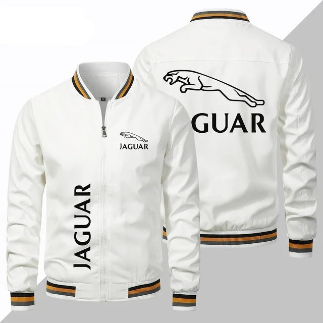 Spring and Autumn 2023 New Men's Jaguar Car Logo Jacket Casual Baseball Racing Team Men's Clothing Large Jacket Jacket Jacket