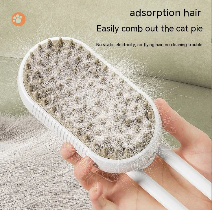 Peigne de pulvérisation électrique pour animaux de compagnie, pour chats et chiens, peigne d'épilation à une touche, brosse de Massage Anti-vol, Massage propre, nouveau