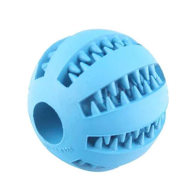 Jouets de balle pour petits chiens, élasticité Interactive, jouet à mâcher pour chiot, nettoyage des dents, boule de nourriture en caoutchouc, accessoires pour animaux de compagnie