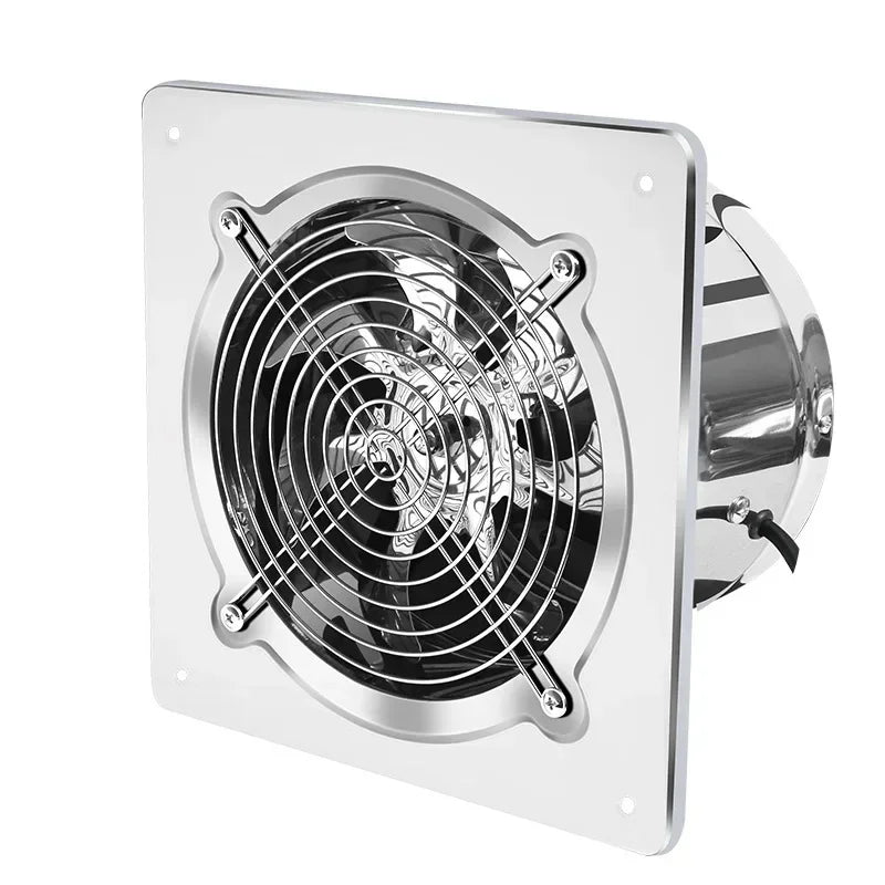 6''7''8'' ventilateur de cuisine en acier inoxydable fumée d'échappement ventilateur d'échappement domestique ventilateur d'échappement ventilateur mural