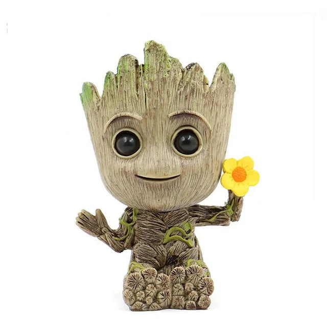 Home Decoration Crafts Miniature Model Office Desktop Display Cartoon Groot Figurines Handicrafts Decor Tree Man Ornament 5CM