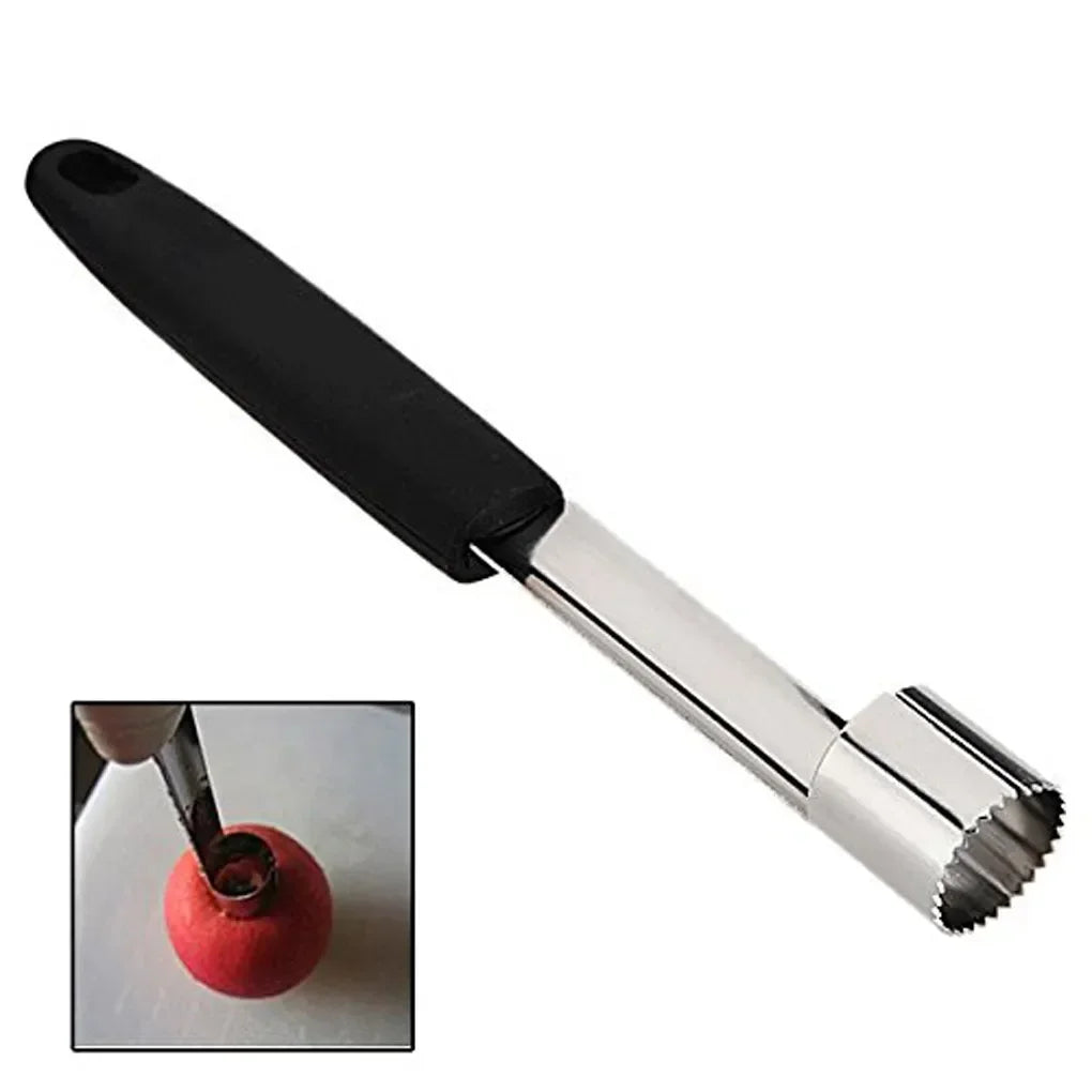 Vide-poire pour dissolvant de noyau de pomme trancheuses de fruits coupe outil de cuisine en acier inoxydable noir Gadgets pour la maison accessoires de cuisine