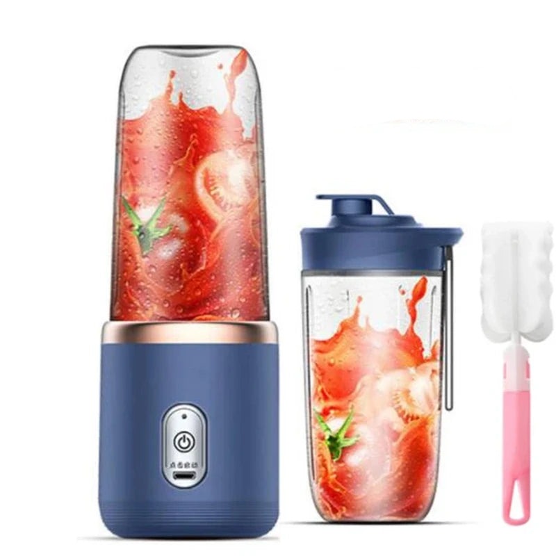 Portable 400ml Mini Electric Fruit Juicer USBCharging Lemon Orange Fruit Juicing Cup Smoothie Blender Machine kitchen appliances