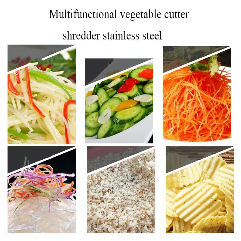 Râpe à légumes multifonctionnelle en acier inoxydable, trancheuse à 6 côtés, râpes manuelles pour fromage et pommes de terre, accessoires de cuisine