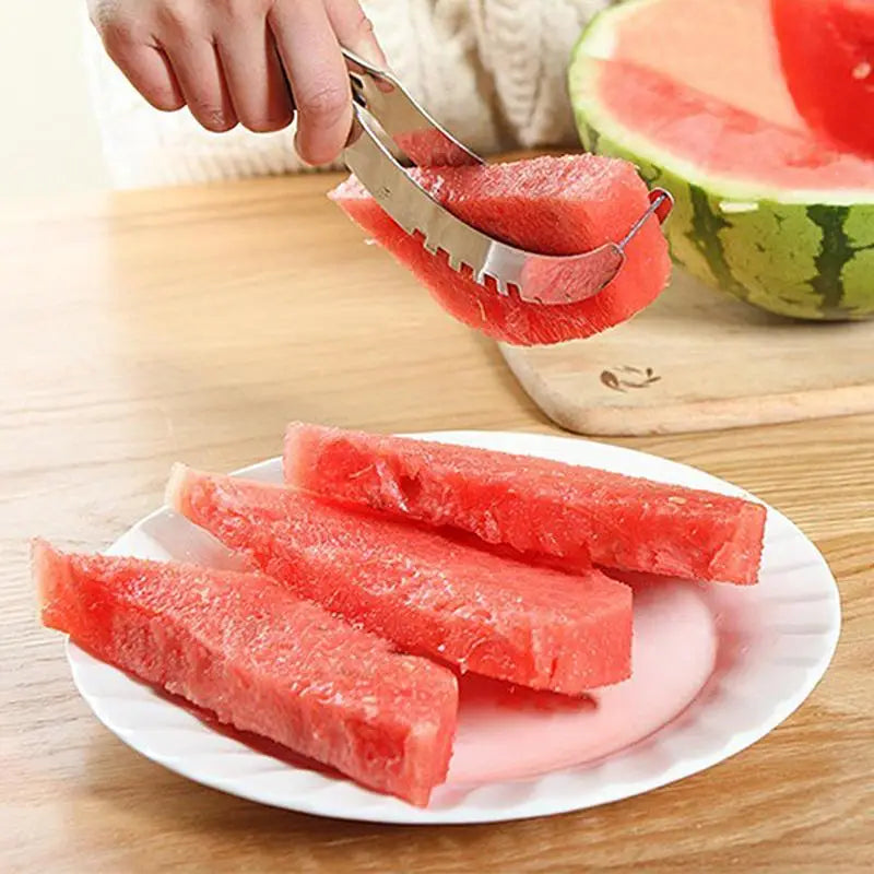 Watermelon Slicer Stainless Steel Windmill Watermelon Cutter Kitchen Fruit Slicer Cutter Tool Home Gadget Kitchen Accessories