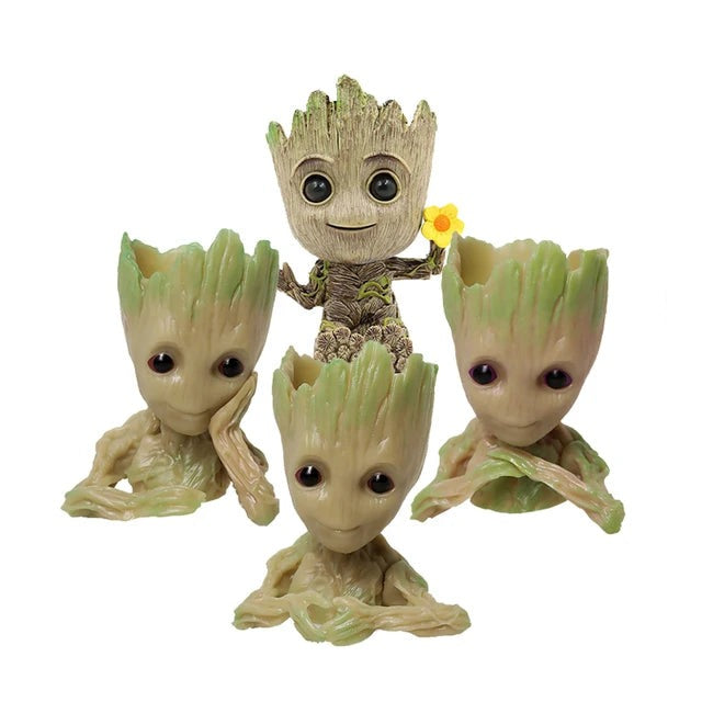 Home Decoration Crafts Miniature Model Office Desktop Display Cartoon Groot Figurines Handicrafts Decor Tree Man Ornament 5CM