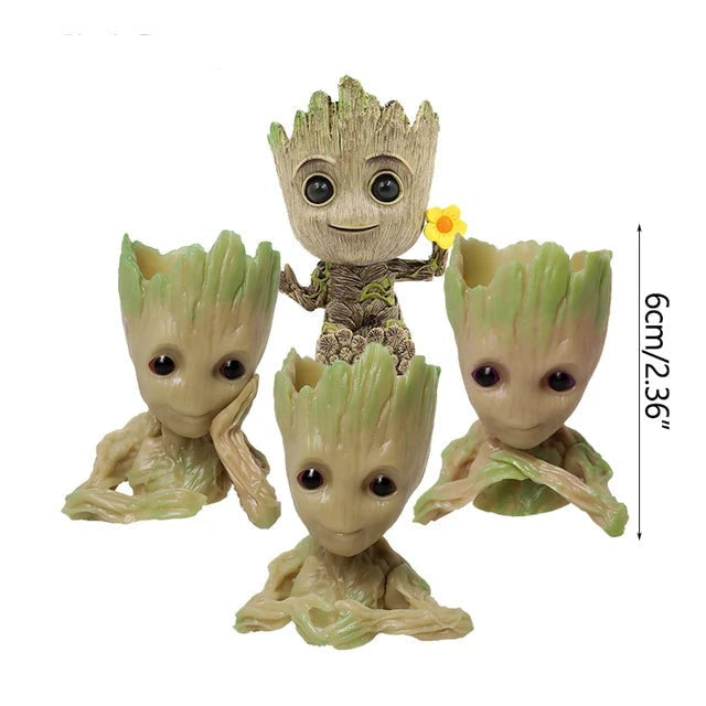 Home Decoration Crafts Miniature Model Office Desktop Display Cartoon Groot Figurines Handicrafts Decor Tree Man Ornament 5CM