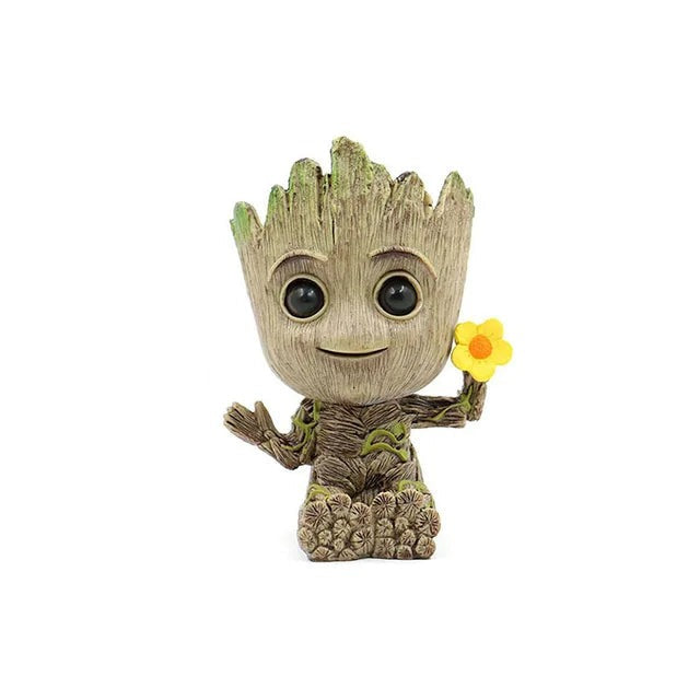 Home Decoration Crafts Miniature Model Office Desktop Display Cartoon Groot Figurines Handicrafts Decor Tree Man Ornament 5CM