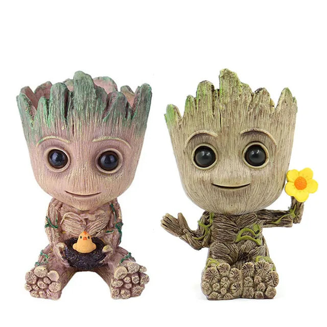 Home Decoration Crafts Miniature Model Office Desktop Display Cartoon Groot Figurines Handicrafts Decor Tree Man Ornament 5CM