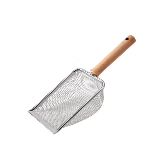 Stainless Steel Cat Litter Shovel Durable Litter Scooper Pets Supplies for Lizards Kitten Kitty Dogs Waste Instant Cleaning Tool